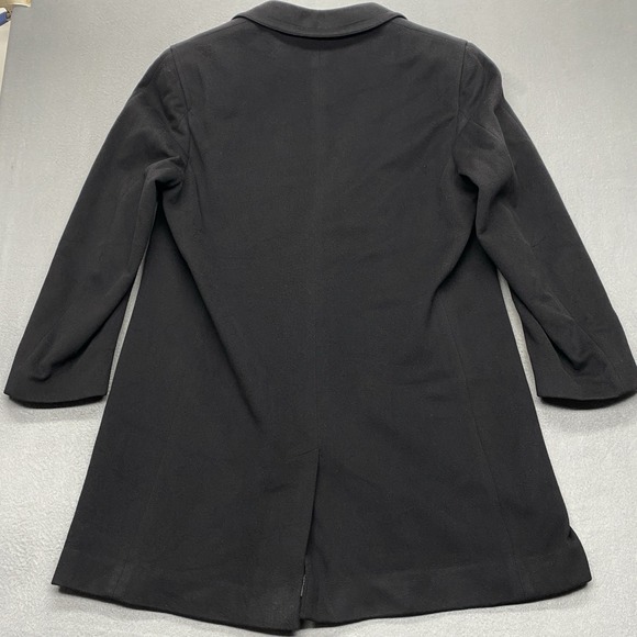 Giorgio Armani Mens Black Virgin Wool Cashmere Blend Overcoat Made in Italy 42R - Picture 7 of 16